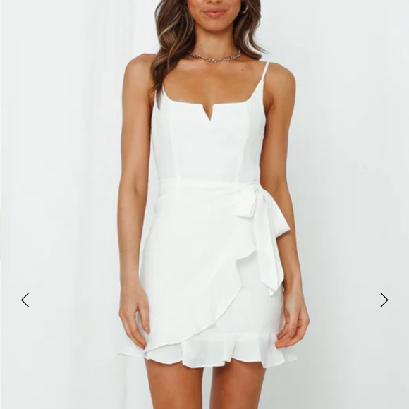 Hello Molly Dresses & Skirts - Hello Molly Song on the Minute Dress White (mini dress)